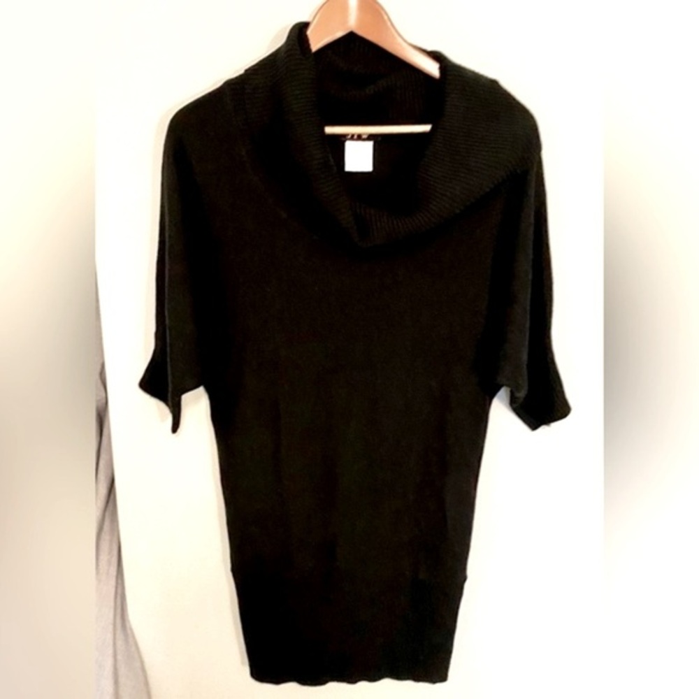 Sexy! JFW Women’s Sweater Dress Black Small Cowl Neck
